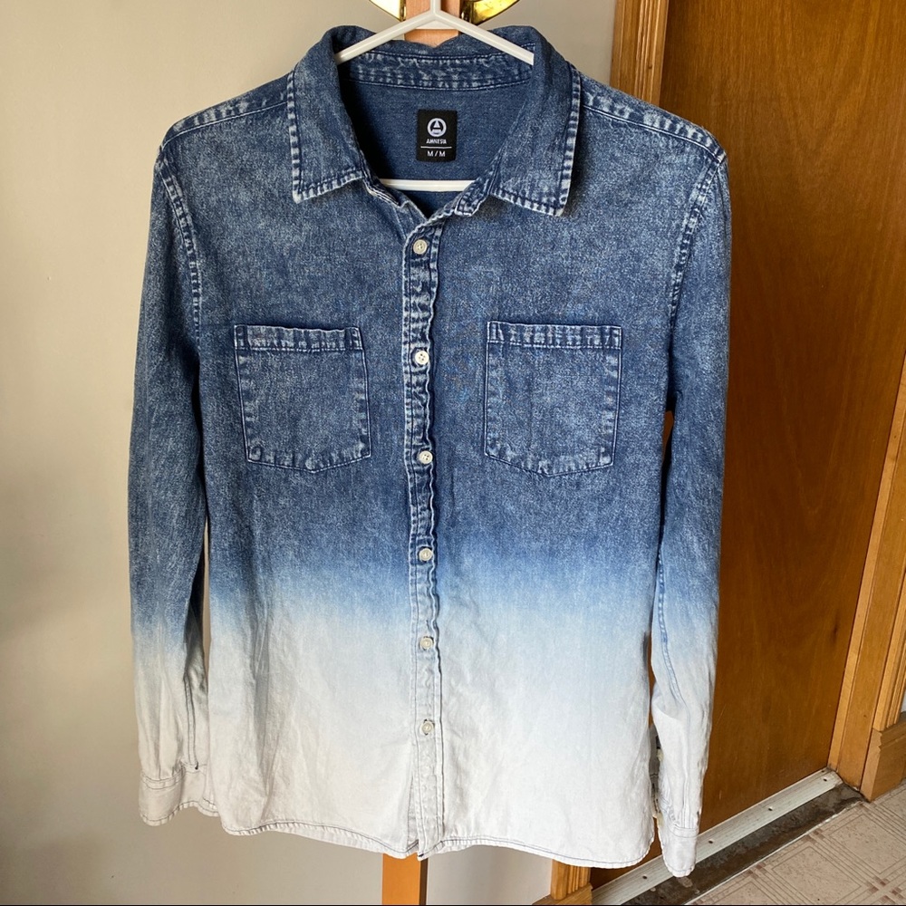 Amnesia Bleached Denim Shirt